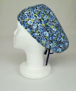 GORRO QUIRÓFANO BLUE FLOWERS MUJER