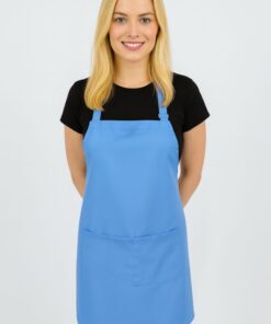 DELANTAL AZUL CELESTE