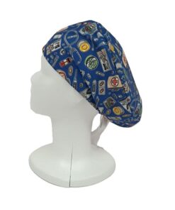 GORRO QUIRÓFANO ENFERMERÍA AZUL MUJER