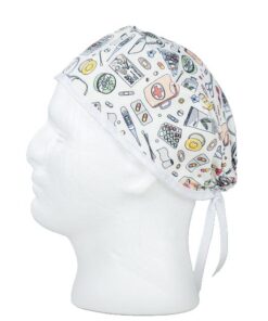 GORRO QUIRÓFANO ENFERMERÍA BLANCO HOMBRE