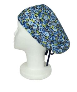 GORRO QUIRÓFANO BLUE FLOWERS MUJER