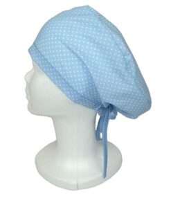 GORRO QUIRÓFANO TOPITOS AZULES MUJER